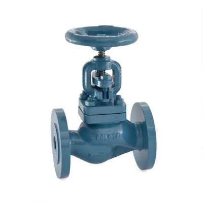 ZOLOTO Cast Iron Globe Steam Stop Valve Straight Pattern (Flanged) (1065)